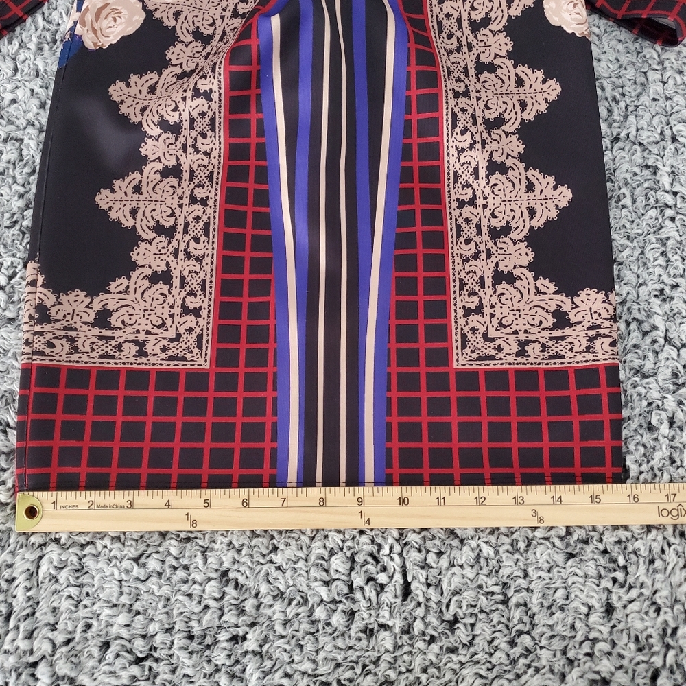Jealous Tomato Floral Midi Dress Medium Long Sleeve Bodycon - Picture 9 of 13